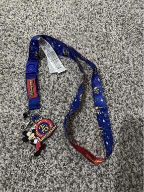 2025 Disney Parks 25th Anniversary Pin Trading Official Logo Lanyard